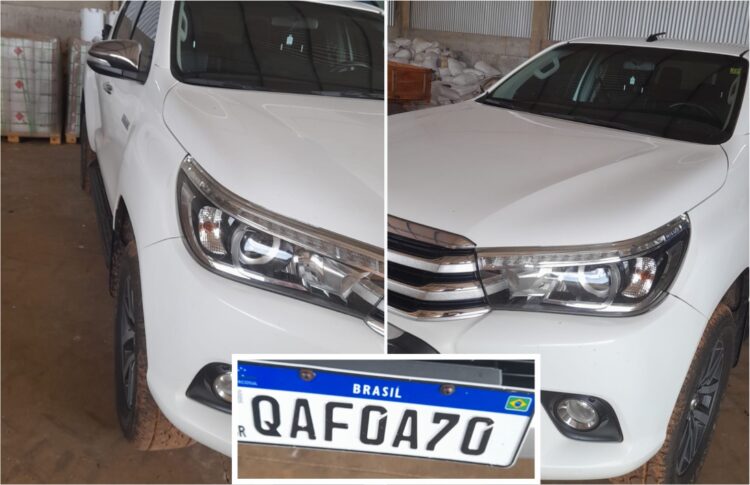 Caminhonete Toyota/Hilux é furtada na noite de réveillon