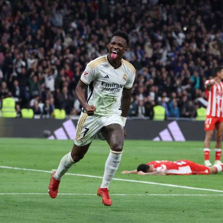 Vinicius Jr. é o 2º brasileiro com mais gols pelo Real Madrid