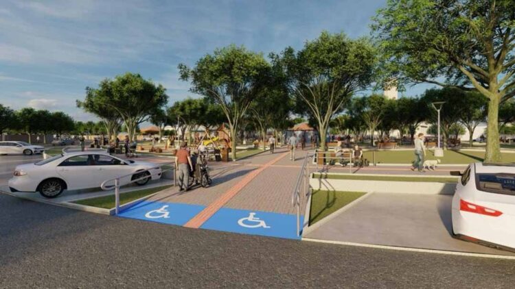 Obras em avenida e praça visam garantir melhor acessibilidade aos moradores