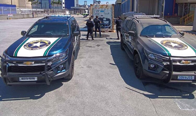Receita Federal realiza a primeira apreensão de cocaína no Porto de Paranaguá
