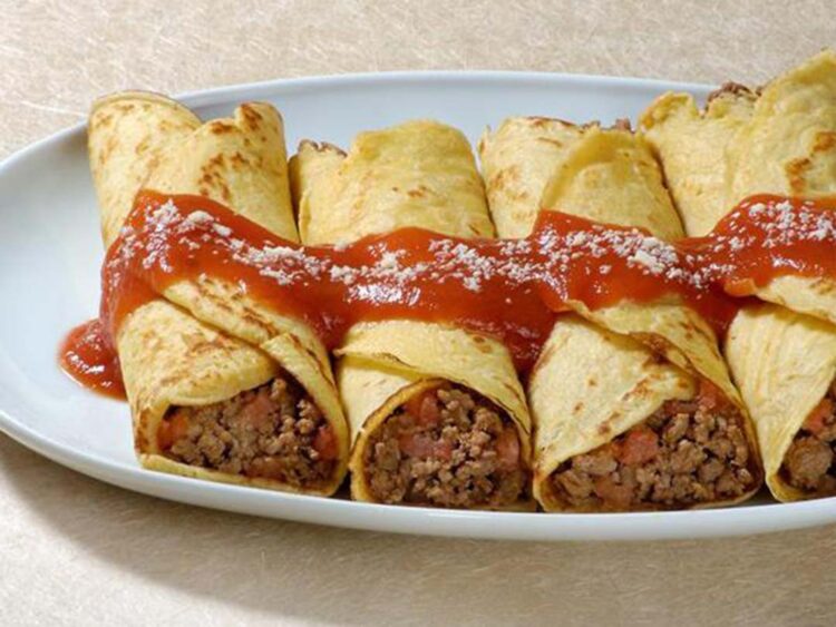 Panqueca de carne moída