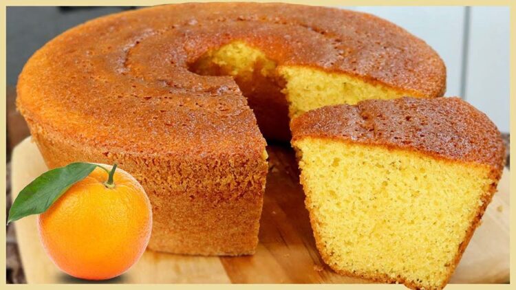 Aprenda fazer esse delicioso bolo de laranja
