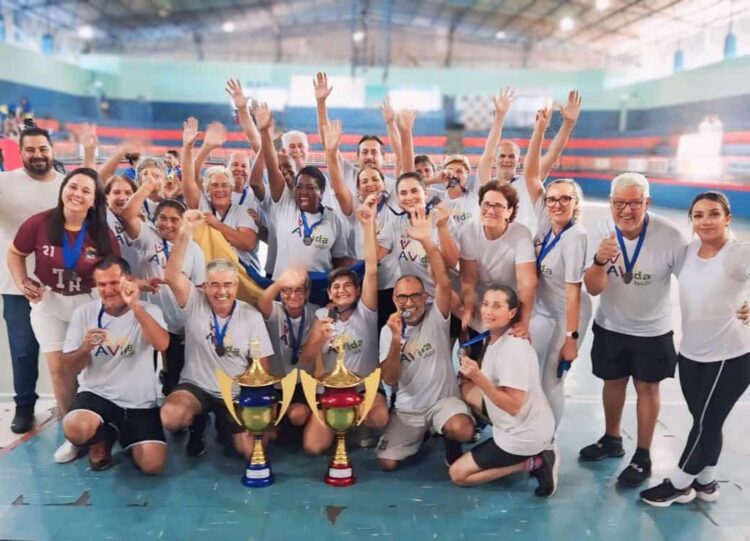 Equipes de Terra Rica são campeãs  na 1ª etapa da Liga Esportiva da Melhor Idade