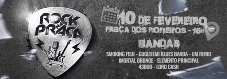 7 bandas vão participar do Rock na Praça