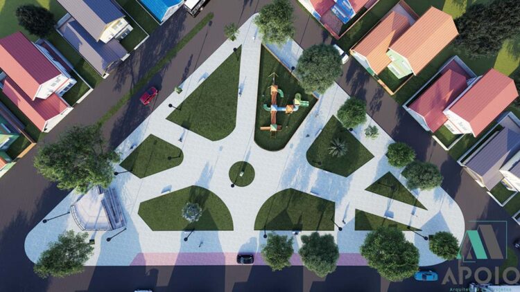 Investimentos na praça de Santo Antônio do Caiuá  vão garantir “vida nova”, avalia prefeito