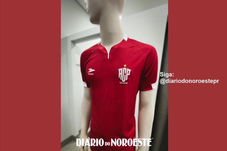 Vaza nova camisa oficial do ACP; escudo será emborrachado