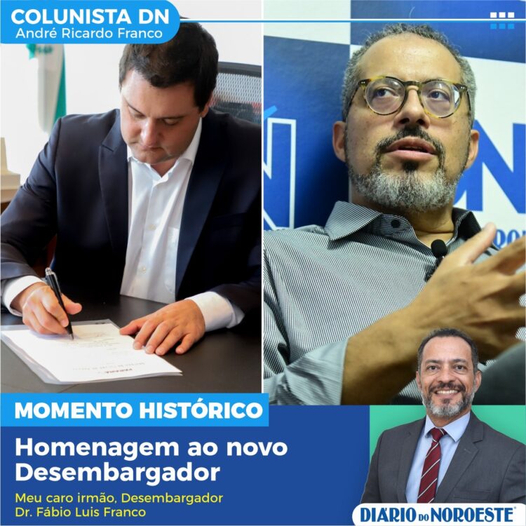 Homenagem ao novo Desembargador