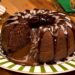 Bolo vulcão de chocolate