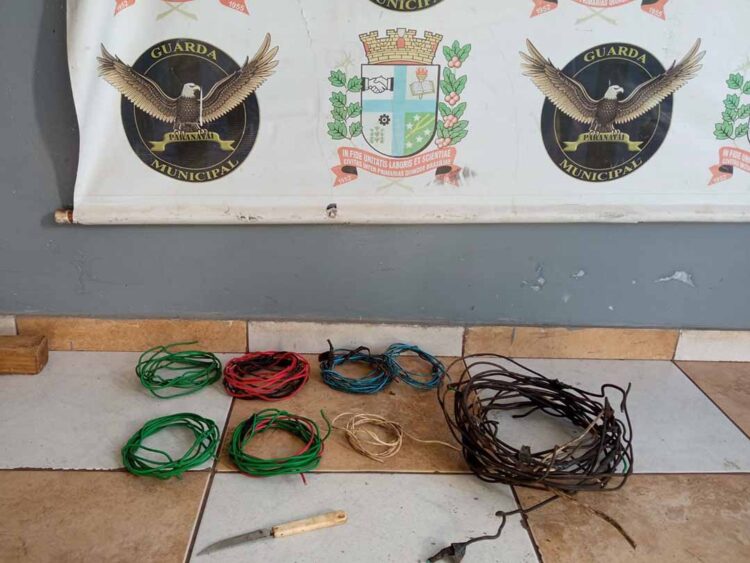 Jovem é preso em flagrante por tentativa de furto de fios elétricos no Jardim Novo Horizonte