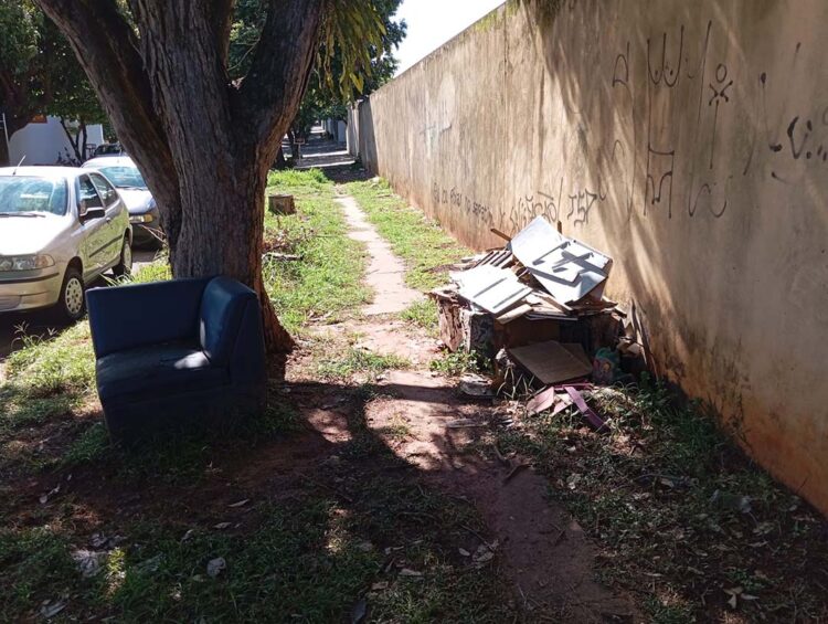 Vereadora solicita retirada de entulhos na Rua Antônio Fachin