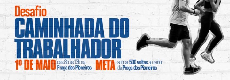 Festival do Trabalhador terá Desafio de Caminhada e dezenas de serviços gratuitos
