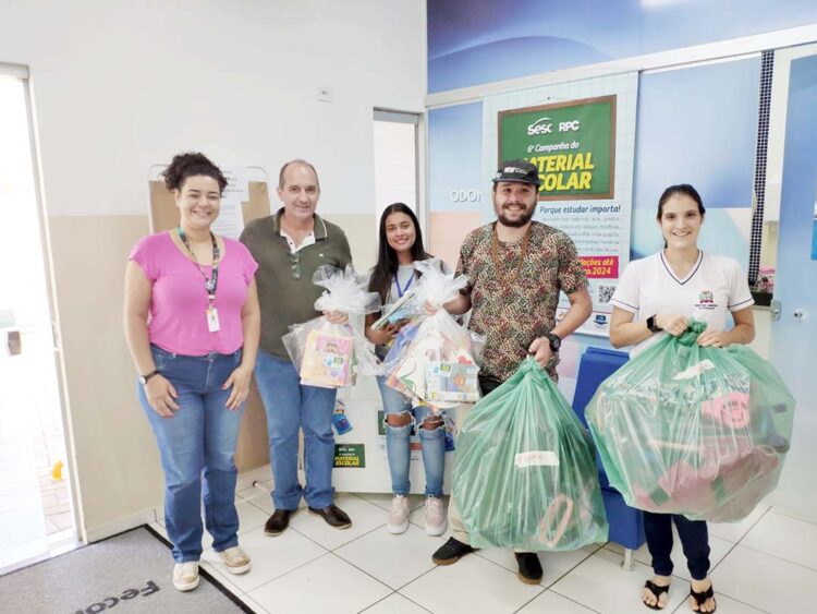 Campanha do Sesc PR beneficia mais de 600 estudantes de Paranavaí