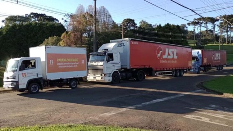 Copel envia doações ao Rio Grande do Sul
