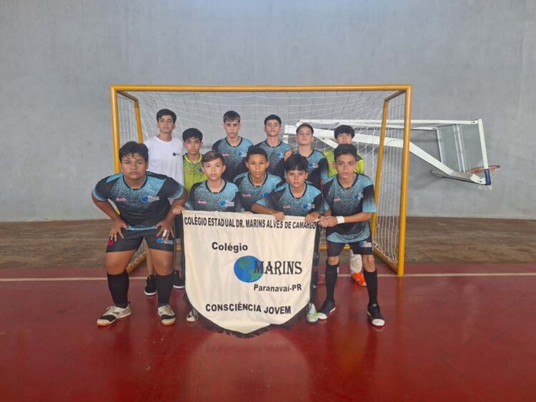 Colégio Marins representará Paranavaí  no Futsal B da fase regional em Terra Rica