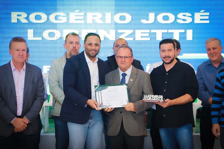 Rogério Lorenzetti recebe menção honrosa  da Assembleia Legislativa do Paraná