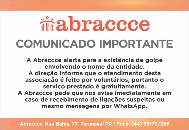 COMUNICADO IMPORTANTE