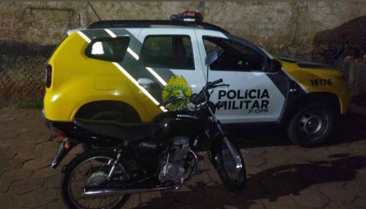 Casal é preso por furtar motocicleta em Marilena