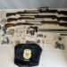 Homem é preso com quatro armas de fogo, três carabinas de pressão e 587 munições