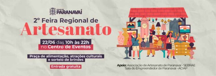 2º Feira Regional de Artesanato alcança 45 inscrições em apenas quatro dias
