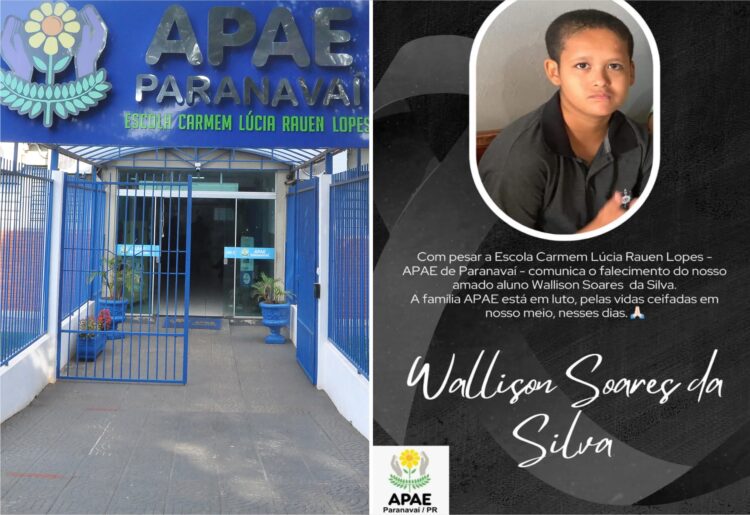 Apae decreta luto de dois dias pela morte de aluno; atividades retornam na quarta (12)