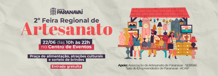 2ª Feira Regional de Artesanato acontece neste sábado