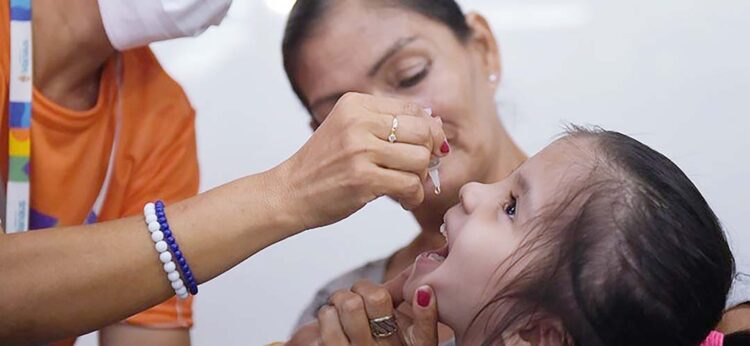 Quase 14 mil crianças devem ser vacinadas  contra a pólio nos municípios do Noroeste