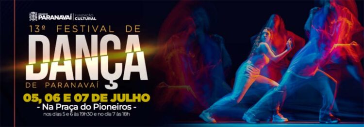 Mês de julho vai começar com muito “movimento”  em Paranavaí durante o 13º Festival de Dança