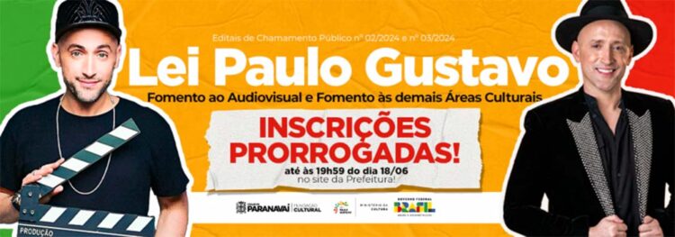 Prazo de inscrições para a segunda publicação de editais é prorrogado até o dia 18