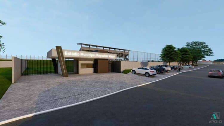Diamante do Norte anuncia construção do portal de entrada do Estádio Reynaldo Massi