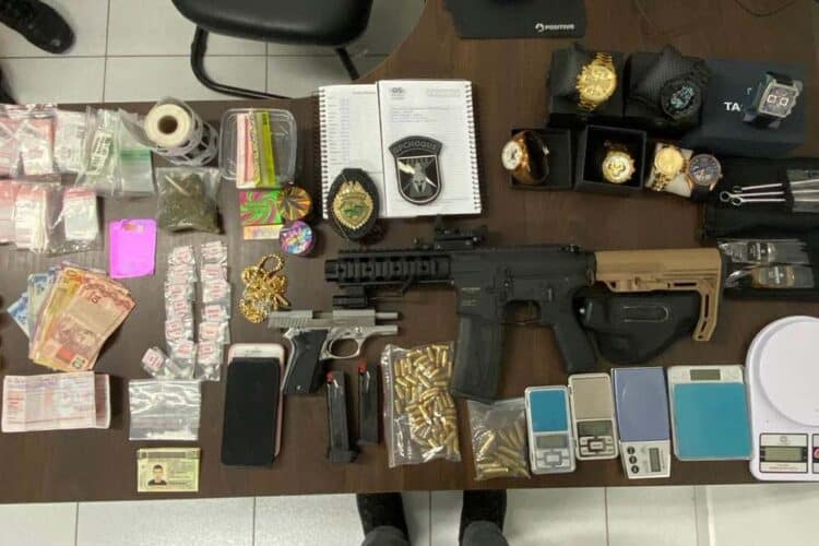 Polícias Militares do Paraná e Santa Catarina fazem operação conjunta contra o tráfico