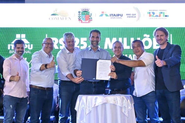Itaipu, municípios do Comafen e governo do estado confirmam convênios que totalizam R$ 72 milhões