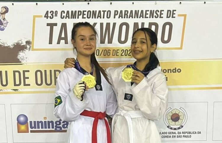Atletas de Paranavaí são campeãs paranaense de taekwondo