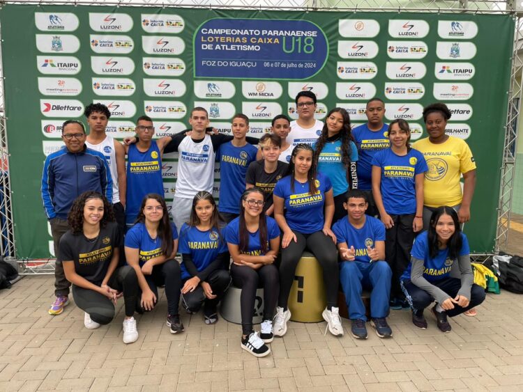 Equipe de Paranavaí é terceira colocada no Paranaense de Atletismo Sub-18