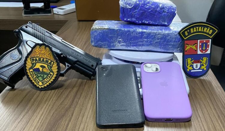 Jovem de 22 anos é preso por violência doméstica e tráfico de drogas em Paranapoema