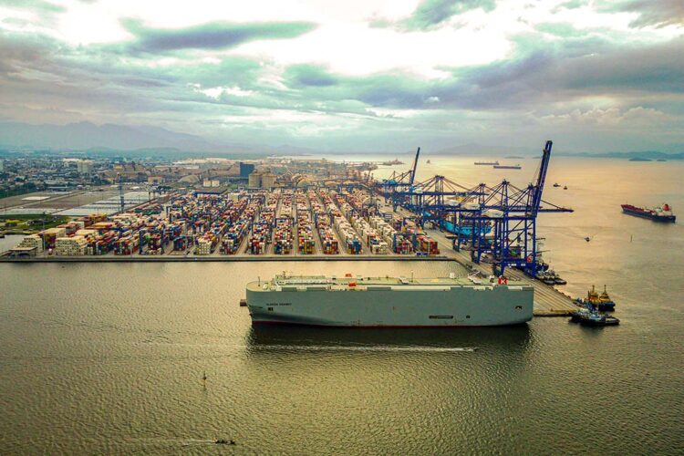 Exportações dos portos do Paraná  batem 16,8 milhões de toneladas em 2024