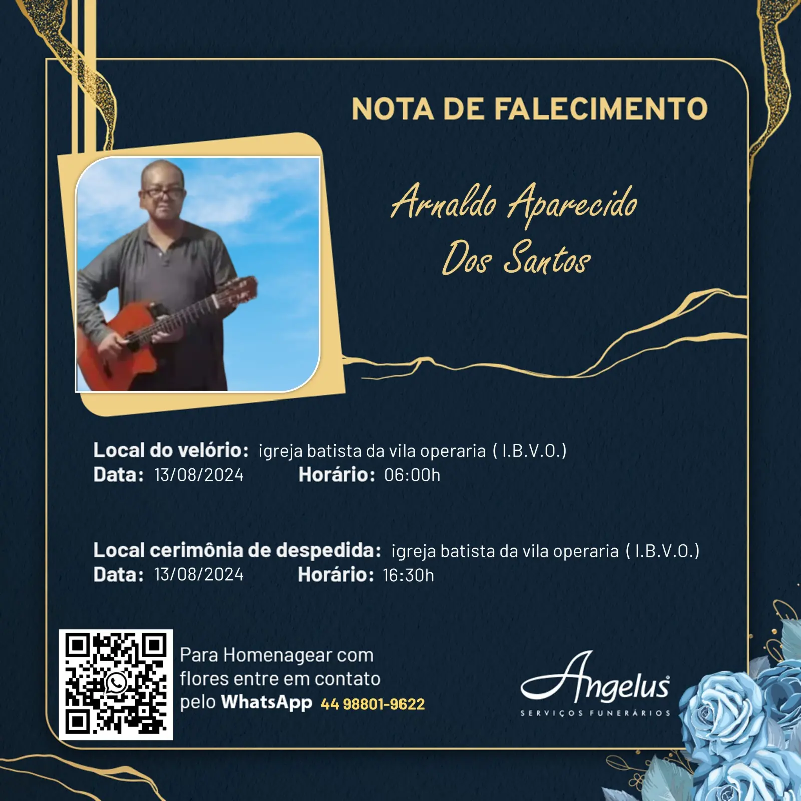 Arnaldo dos Santos, músico e professor de viola e violão, morre aos 49 anos