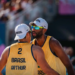Evandro e Arthur caem para dupla nº 1 do vôlei de praia e dão adeus a Paris