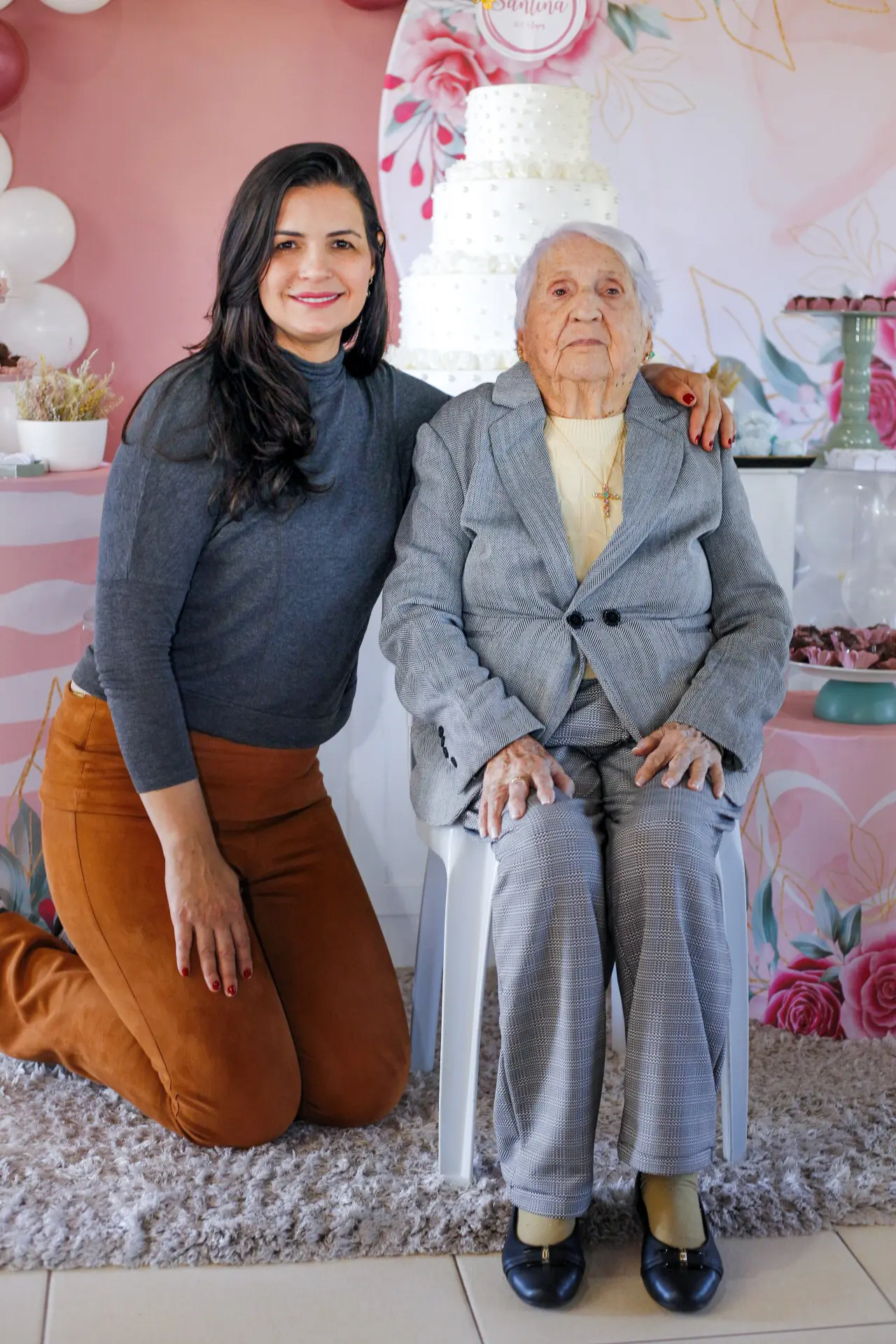 Os 100 anos de Santina Zanoni Berti, moradora de Paranavaí