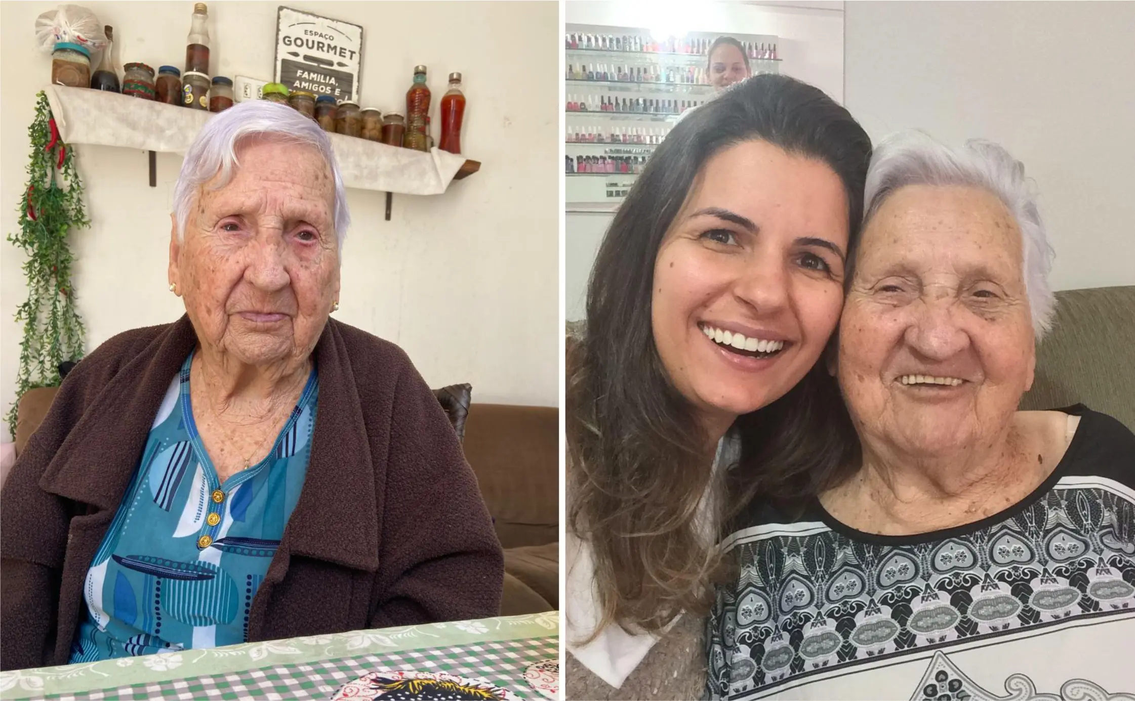 Os 100 anos de Santina Zanoni Berti, moradora de Paranavaí