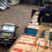 PRF apreende cerca de 500 mil maços de cigarros contrabandeados na PR-323