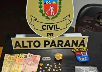 Jovem é preso por tráfico de drogas em Alto Paraná