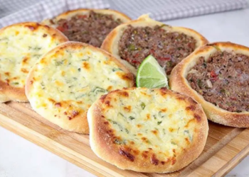 Esfiha aberta tipo Habib’s