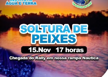 Município de Mirador realiza soltura de 100 mil peixes durante Rally Fluvial SOS Rio Ivaí