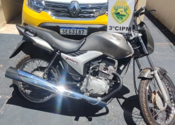 Homem é preso com motocicleta furtada após assediar mulher em Planaltina do Paraná