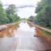 Água do rio encobre ainda mais a ponte entre Mirador e Paraíso do Norte nesta quarta-feira