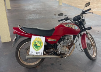 Motocicleta furtada há 4 meses em Paranavaí é recuperada em Querência do Norte