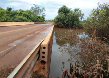 Ponte entre Mirador e Paraíso do Norte é liberada após alagamento causado pelas chuvas