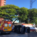 Colisão seguida de tombamento mobiliza equipes de emergência na Avenida Rio Grande do Norte
