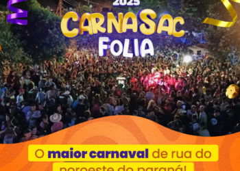 Carnasac 2025 promete agitar Santo Antônio do Caiuá entre os dias 28 de fevereiro e 3 de março