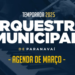 Domingo tem música ao vivo com a Orquestra Municipal de Paranavaí